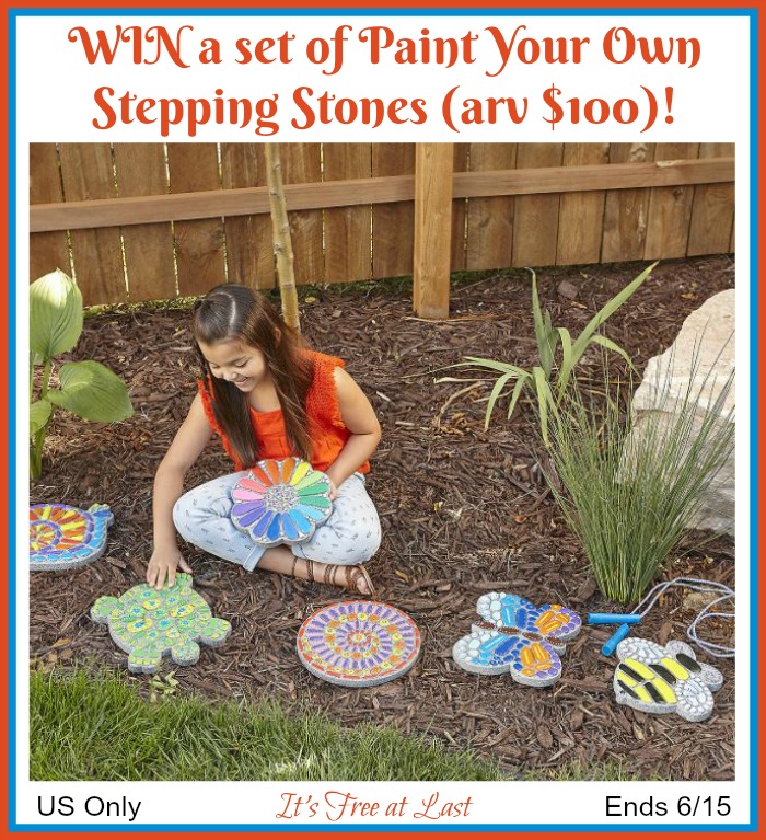 Paint Your Own Stepping Stones Giveaway button