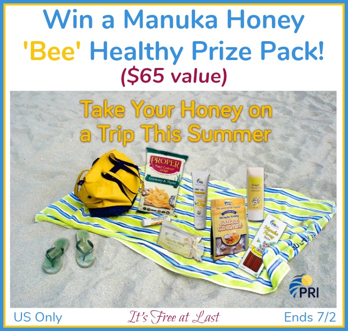 Win a Manuka Honey 'Bee' Healthy Prize Pack ($65 value)!