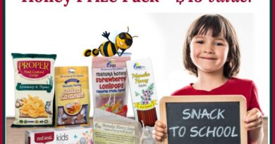 'Snack to School' Manuka Honey Prize Pack giveaway