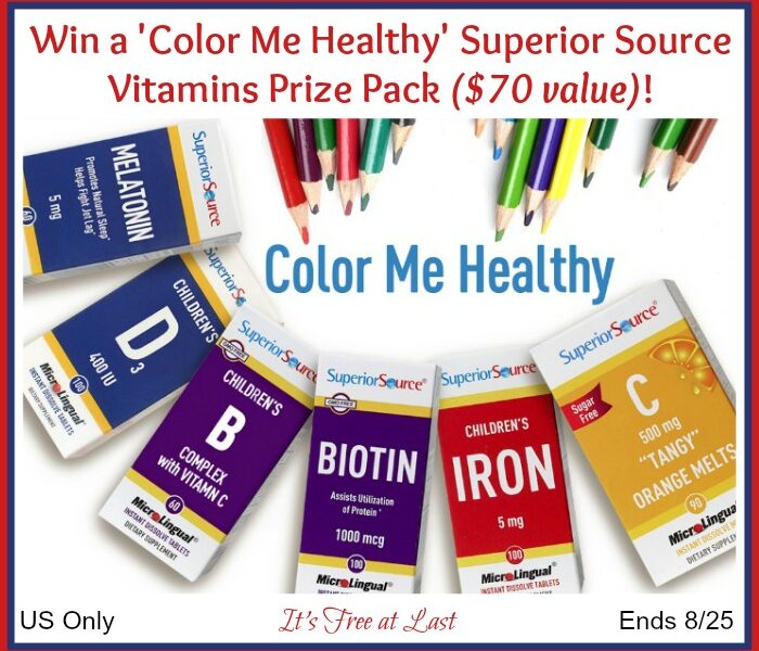 Superior Source Vitamins Giveaway