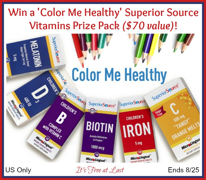 Superior Source Vitamins Giveaway 