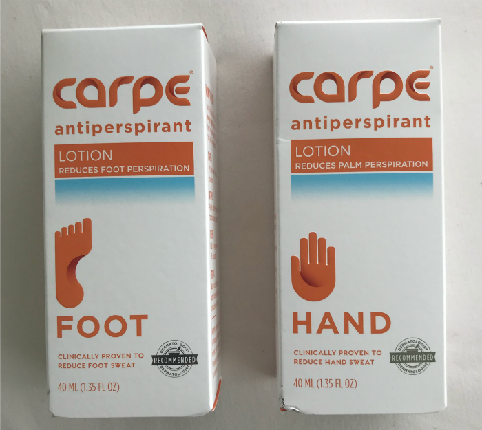 Carpe Antiperspirant Lotion for Hand & Foot Sweat It's Free At Last