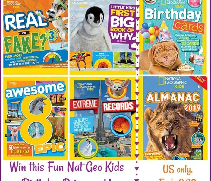 Nat Geo Kids Birthday prize pack