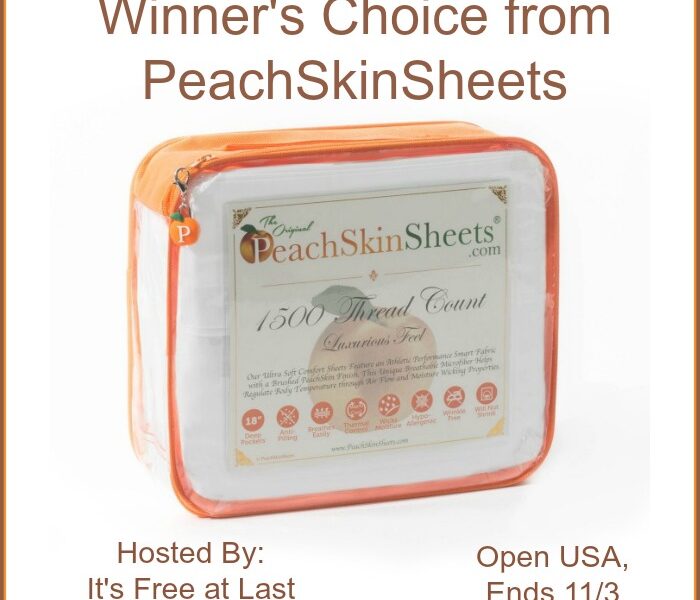 PeachSkinSheets Giveaway