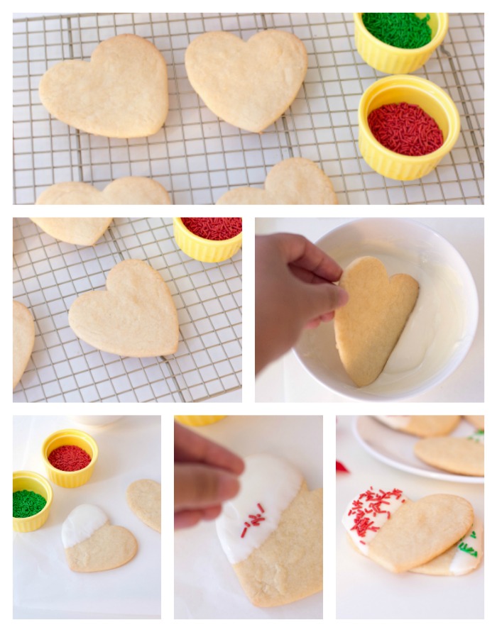 Give Santa Some Delicious Heart-Shaped Iced Sugar Cookies #Recipe - It