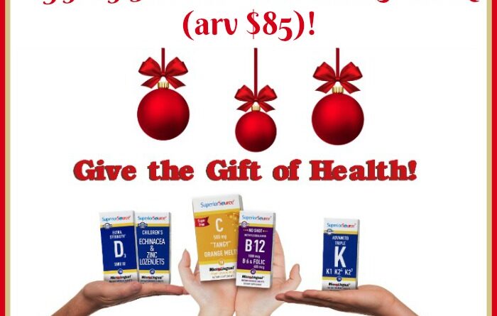 Superior Source Gift of Health Vitamins Prize Pack giveaway