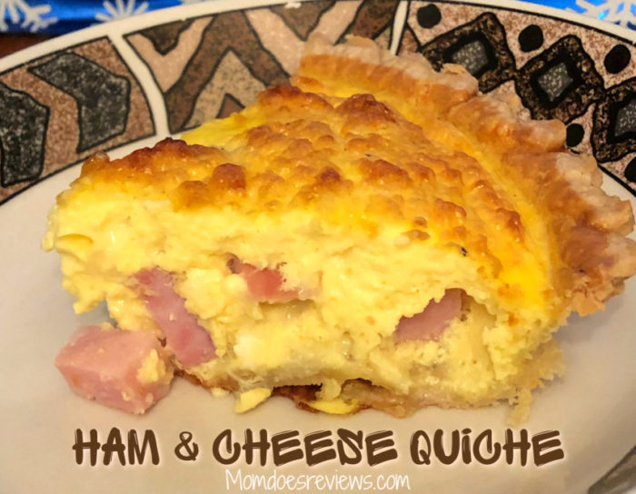 ham and cheese quiche