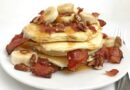 Nutty Bacon Banana Pancakes