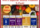 Win a "March to Health" Vitamins 5-Pack ($85 Value)! #SuperiorSource