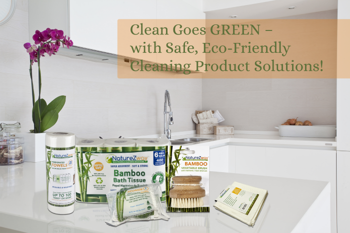 Clean Goes GREEN with #NatureZway Safe, Eco-Friendly Cleaning Product Solutions! #NatureZwayEco
