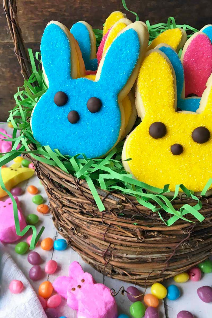 Peeps Easter Bunny Sugar Cookies
