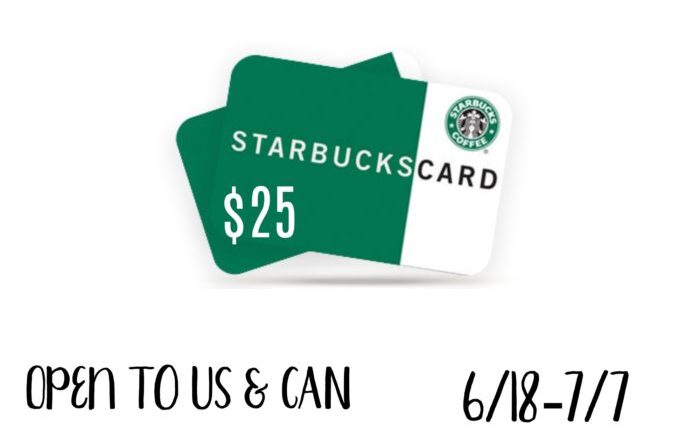 win $25 Starbucks gc