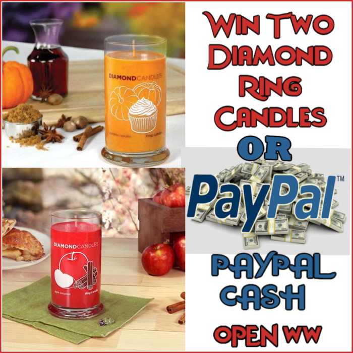 #Win 2 Diamond Candles or $60 PayPal Cash!