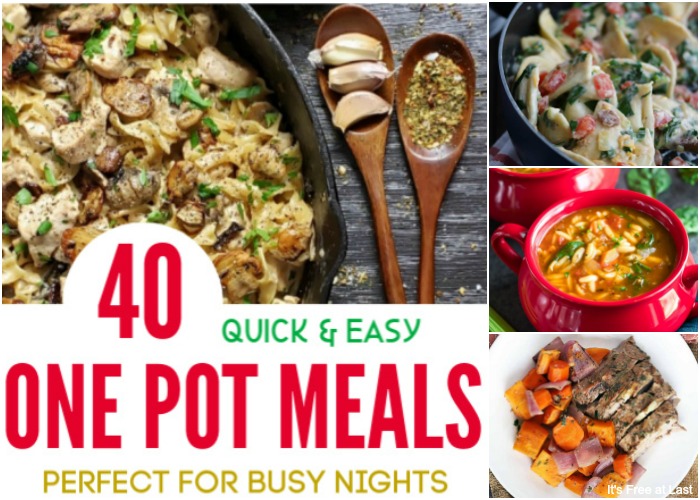 40 Quick & Easy One Pot Meals Perfect for Busy Nights