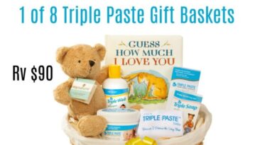 8 Winners- Triple Paste Baby Gift Baskets ($90 arv)