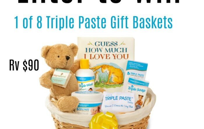 8 Winners- Triple Paste Baby Gift Baskets ($90 arv)