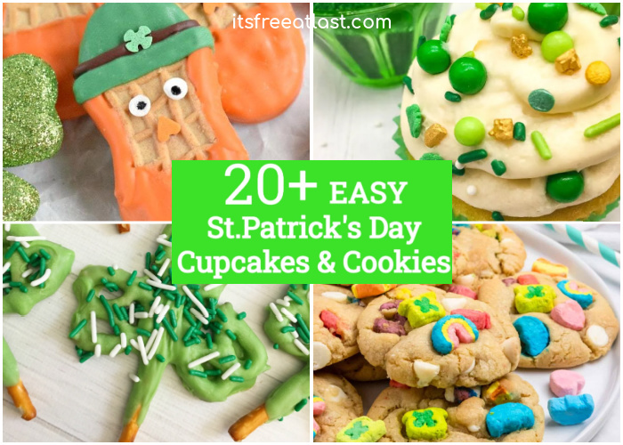 20+ Easy St. Patrick's Day Cupcakes & Cookies You Will Want to Make