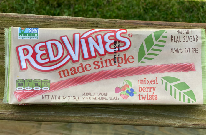 RED VINES Made Simple Berry Twists, 4oz Tray