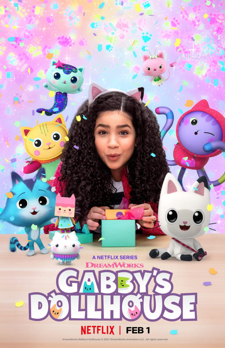 DreamWorks Gabby's dollhouse Netflix original series Gabby girl