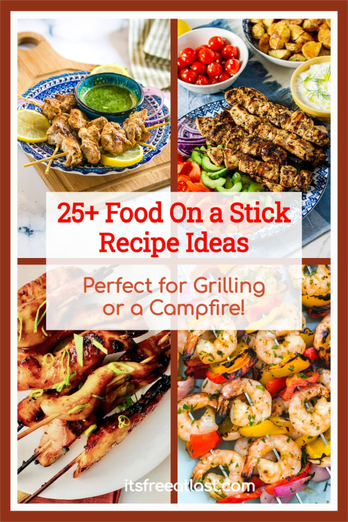 25+ Food On a Stick Recipe Ideas Perfect for Grilling or a Campfire!