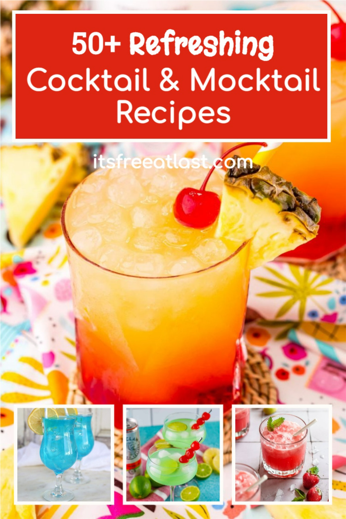 50+ Refreshing Cocktail & Mocktail Recipes for Summer