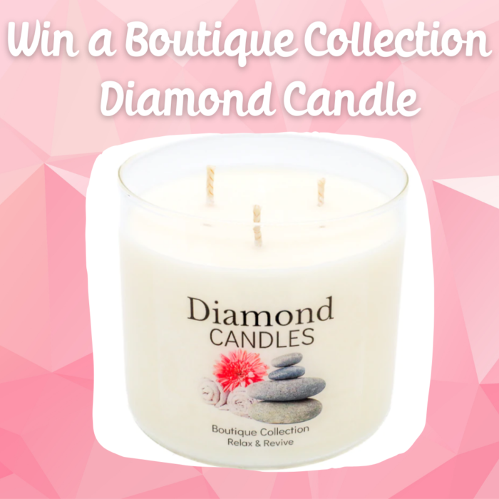 Enter to #Win a Boutique Collection Diamond Candle
