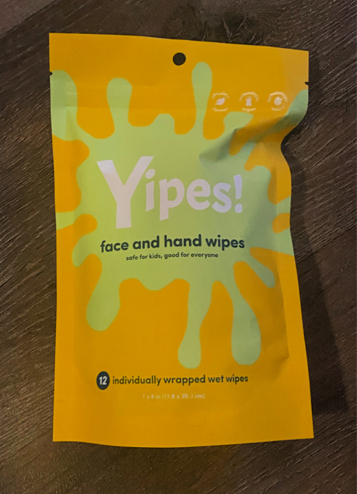 Yipes! Plant-based Face and Hand Wipes for Kids