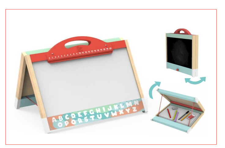 Hape Store & Go Easel