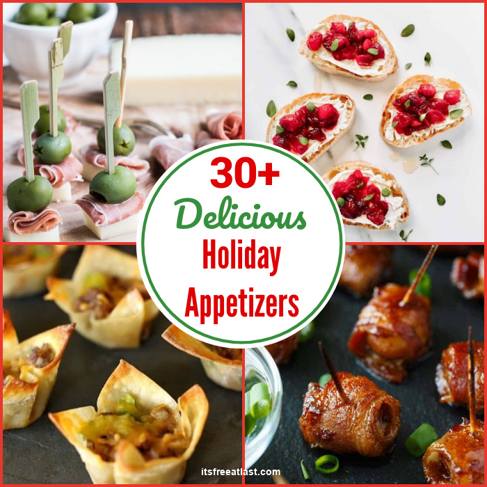 30+ Delicious Holiday Appetizers Just in Time for the Festivities