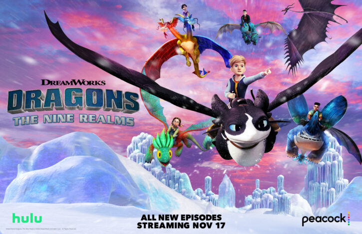 DreamWorks Animation on X: The future of dragons is here in the all-new  animated series, DreamWorks Dragons: The Nine Realms. Coming to @hulu and  @peacockTV on December 23rd. #DreamWorksDragons #DragonsTheNineRealms   /