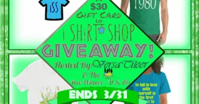 iSHiRT SHOP $30 Gift Card Spring Giveaway